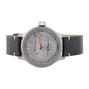 Aristo Herren Messerschmitt Uhr Fliegeruhr Automatik BF110-ALU-L Leder