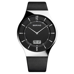 Bering Herren Uhr Armbanduhr 51640-402 Funkuhr Leder