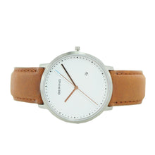 Laden Sie das Bild in den Galerie-Viewer, Bering Herren Uhr Armbanduhr Slim Classic - 11139-504 Leder
