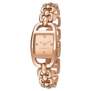 Esprit Damen Uhr Armbanduhr Faye Edelstahl Rosé ES107182002