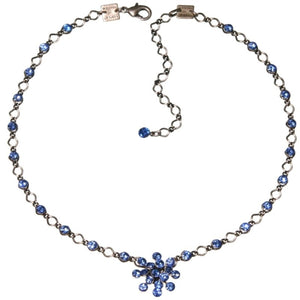 Konplott Halskette Collier Magic Fireball blau Saphir