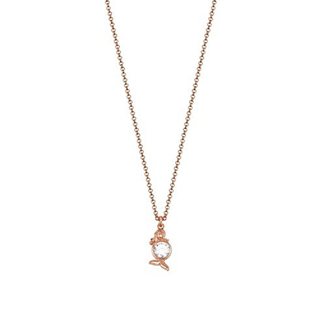 Esprit Damen Kette Edelstahl Rosé VIRGO Jungfrau ESNL03389C420