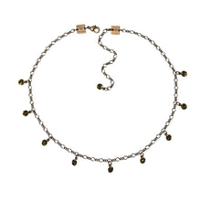 Laden Sie das Bild in den Galerie-Viewer, Konplott Kette Collier Tutui Collection grün khaki silber