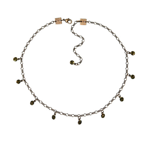 Konplott Kette Collier Tutui Collection grün khaki silber