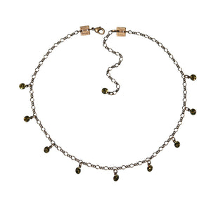 Konplott Kette Collier Tutui Collection grün khaki silber