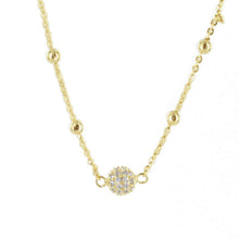 Laden Sie das Bild in den Galerie-Viewer, Esprit Damen Kette Collier Silber Zirkonia Kugel ESNL93151B420