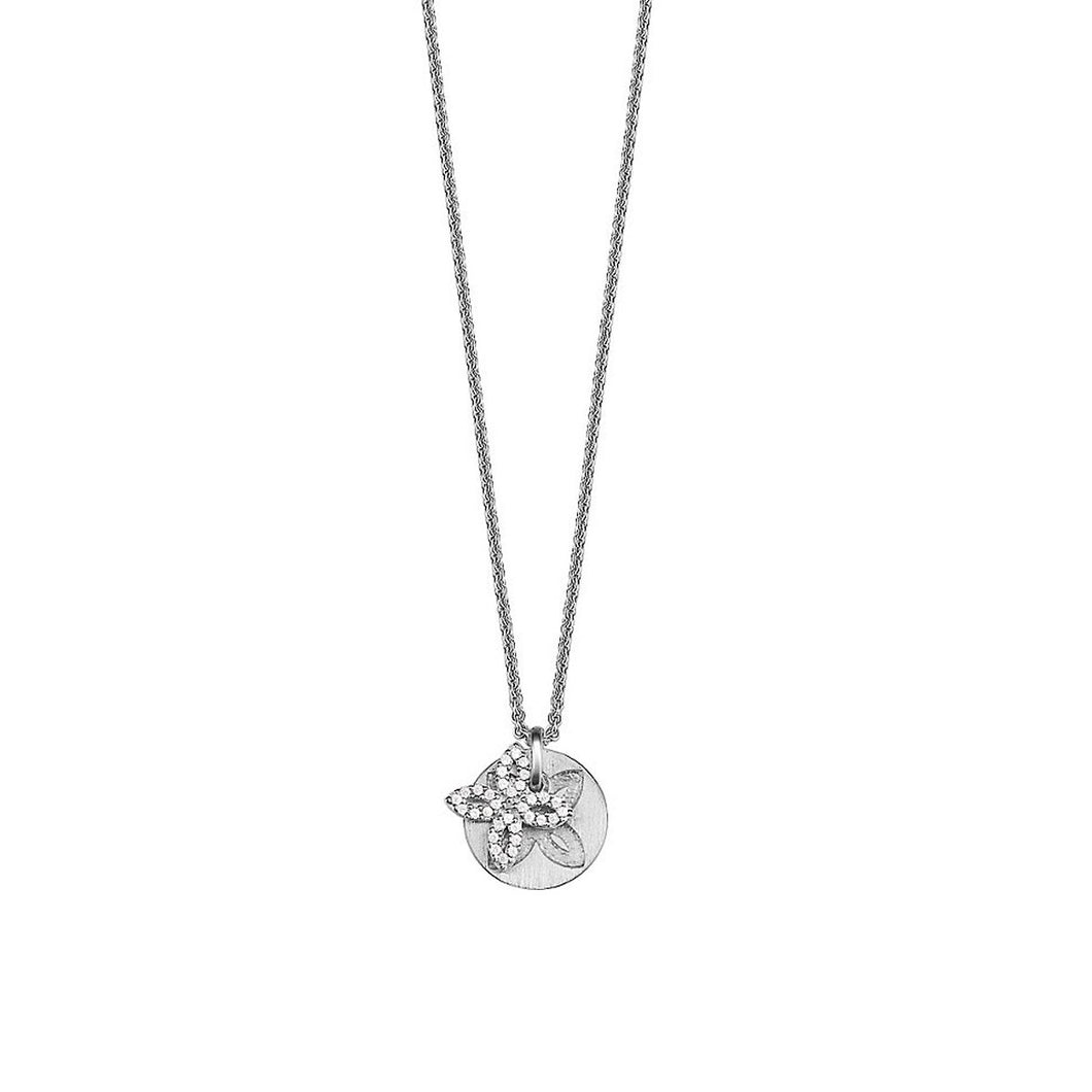 Esprit Damen Kette Collier Silber Zirkonia ESNL92340A420