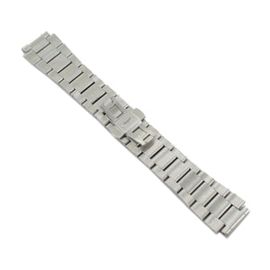 Ingersoll Ersatzband für Uhren Edelstahl Faltschließe Silber Bison No.66 28 mm