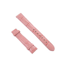 Laden Sie das Bild in den Galerie-Viewer, Ingersoll Ersatzband für Uhren Leder rosa Kroko 16 mm