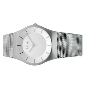 Bering Damen Uhr Armbanduhr Slim Classic - 11930-001 Meshband