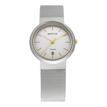 Laden Sie das Bild in den Galerie-Viewer, Bering Damen Uhr Armbanduhr Edelstahl Slim Classic - 11029-004 Meshband