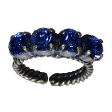 Laden Sie das Bild in den Galerie-Viewer, Konplott Ring Colour Snake blau Saphir SS 29