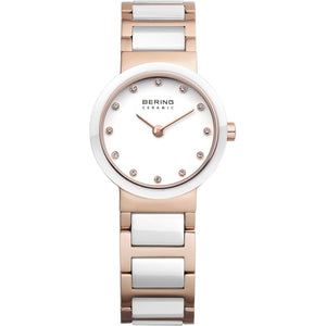 Bering Damen Uhr Armbanduhr Slim Classic - 10725-766 Edelstahl