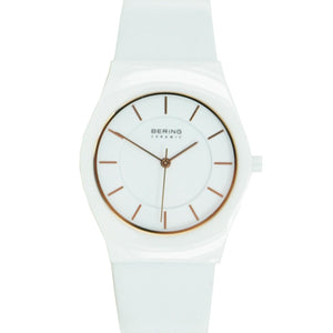 Bering Unisex Uhr Armbanduhr Slim Ceramic - 32035-656 Leder