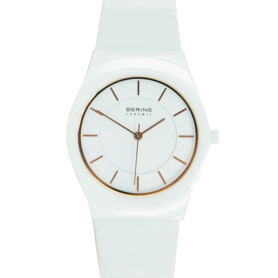 Bering Unisex Uhr Armbanduhr Slim Ceramic - 32035-656 Leder