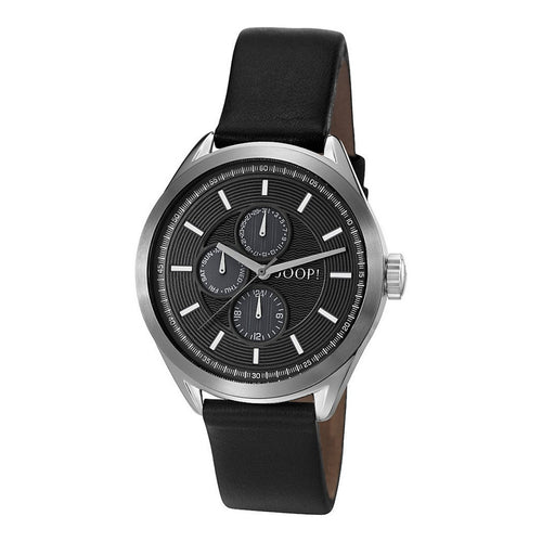 Joop Herren Uhr Armbanduhr JP101611001 George Analog Quarz Leder