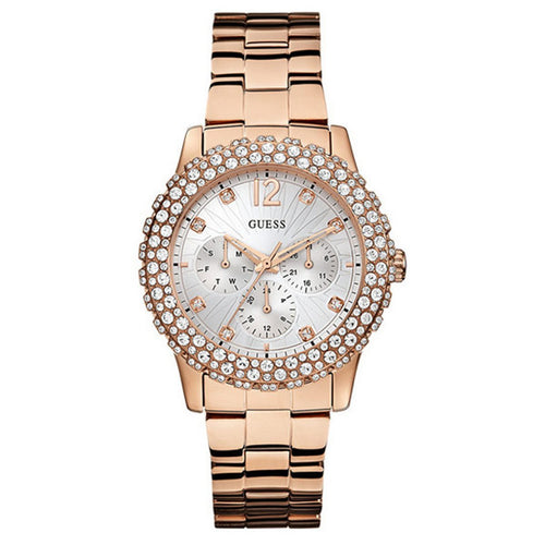 Guess Damen Armbanduhr Uhr W0335L3 Roségold