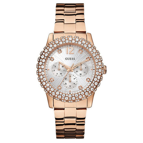 Guess Damen Armbanduhr Uhr W0335L3 Roségold