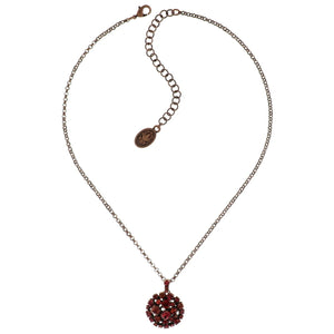 Konplott Halskette Collier Ballroom coralline antique kupfer