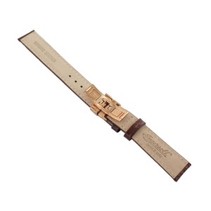 Ingersoll Ersatzband für Uhren Leder braun Kroko Faltschl.18 mm