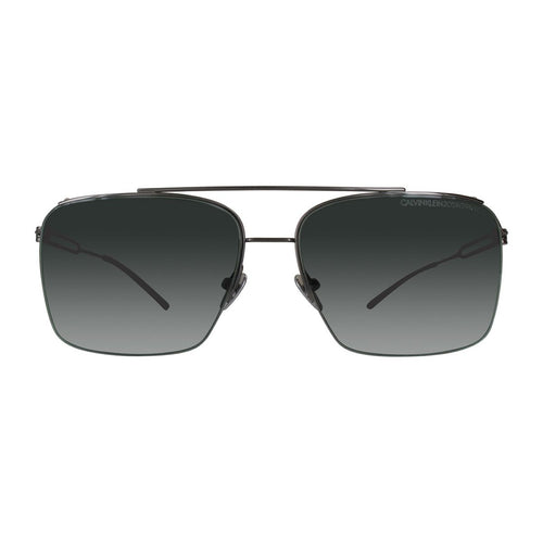 Calvin Klein Herren Sonnenbrille CK8051S-015-57 Shiny Titanium