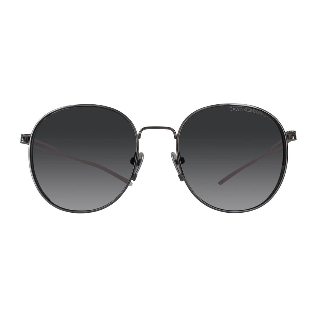 Calvin Klein Herren Sonnenbrille CK8052S-015-52 Shiny Titanium