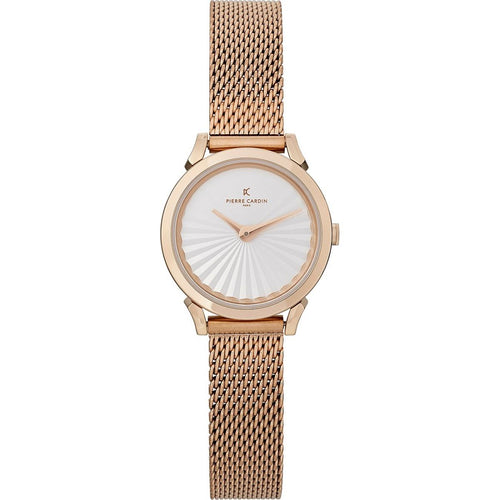 Pierre Cardin Damen Uhr Armbanduhr Pigalle Plissee Edelstahl CPI.2502