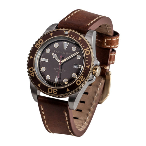 Carl von Zeyten Herren Uhr Armbanduhr Automatik NO.30 CVZ0030BR