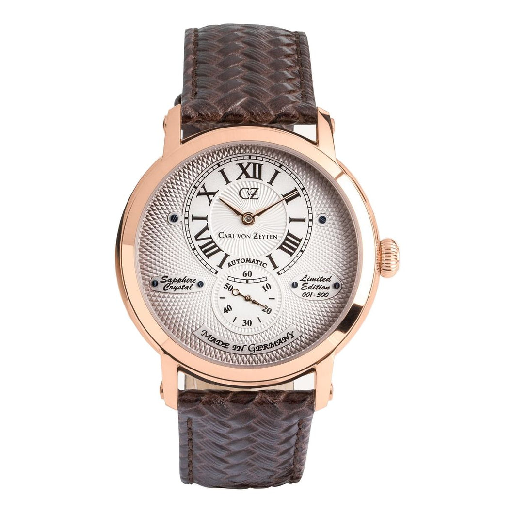 Carl von Zeyten Herren Uhr Armbanduhr Automatik Kandel CVZ0066RWH