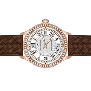 Carl von Zeyten Damen Uhr Armbanduhr Automatik Hornberg CVZ0068RWHS