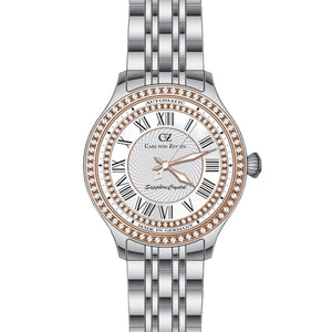 Carl von Zeyten Damen Uhr Armbanduhr Automatik Hornberg CVZ0068RWHM