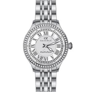Carl von Zeyten Damen Uhr Armbanduhr Automatik Hornberg CVZ0068WHMS