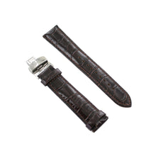 Laden Sie das Bild in den Galerie-Viewer, Ingersoll Ersatzband für Uhren Leder braun glänzend Kroko Faltschl. Si 20 mm