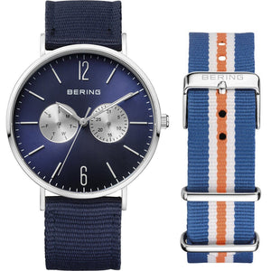Bering Unisex Uhr Armbanduhr Ultra Slim - 14240-507 Nylon Nylon
