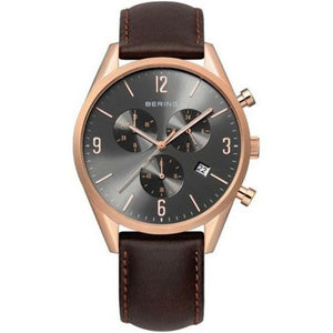 Bering Herren Uhr Armbanduhr Chronograph - 10542-562-1 Leder