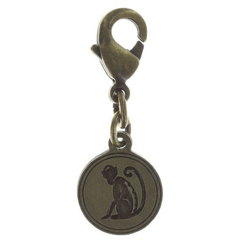 Konplott Anhänger Charm Zodiac Monkey/Affe brass/silver