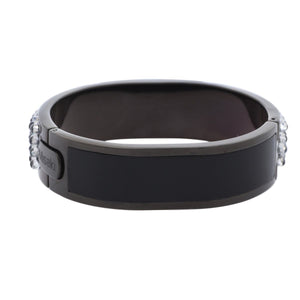 Misaki Damen Armband Armreif Edelstahl schwarz CAVIARS QCRBCAVIARS