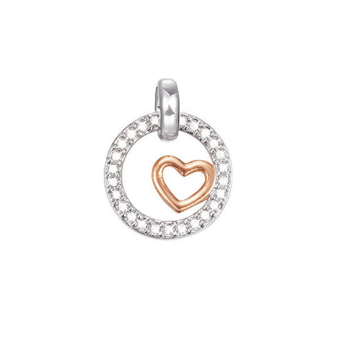 Esprit Anhänger Charms Bead Edelstahl JW50238 Zirkonia ESCH01610D000