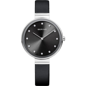 Bering Damen Uhr Armbanduhr Slim Classic - 12034-602 Leder