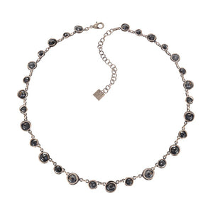 Konplott Halskette Collier Sparkle Twist schwarz