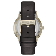 Laden Sie das Bild in den Galerie-Viewer, Kenneth Cole New York Herren-Armbanduhr Analog Quarz Leder KC15111010