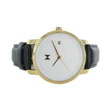 Laden Sie das Bild in den Galerie-Viewer, MVMT Signature Damen Uhr Armbanduhr Gold Black MF01-GBL Leder