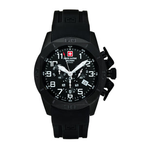 Swiss Alpine Military Herren Uhr Chrono 7063.9877SAM Silikon