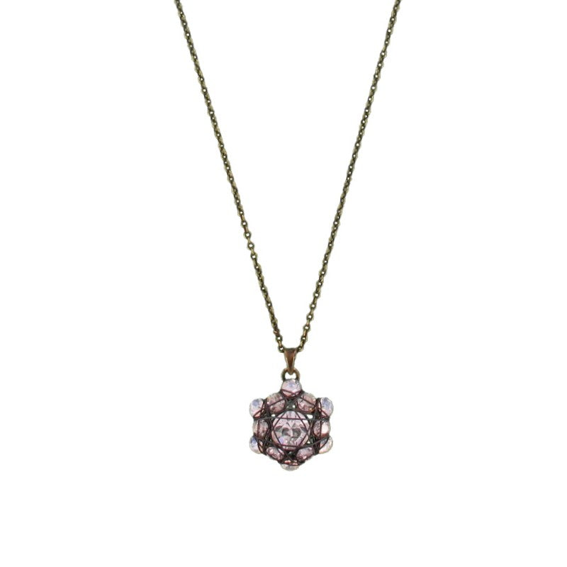 Konplott Halskette hängend Collier Bended Lights weiß