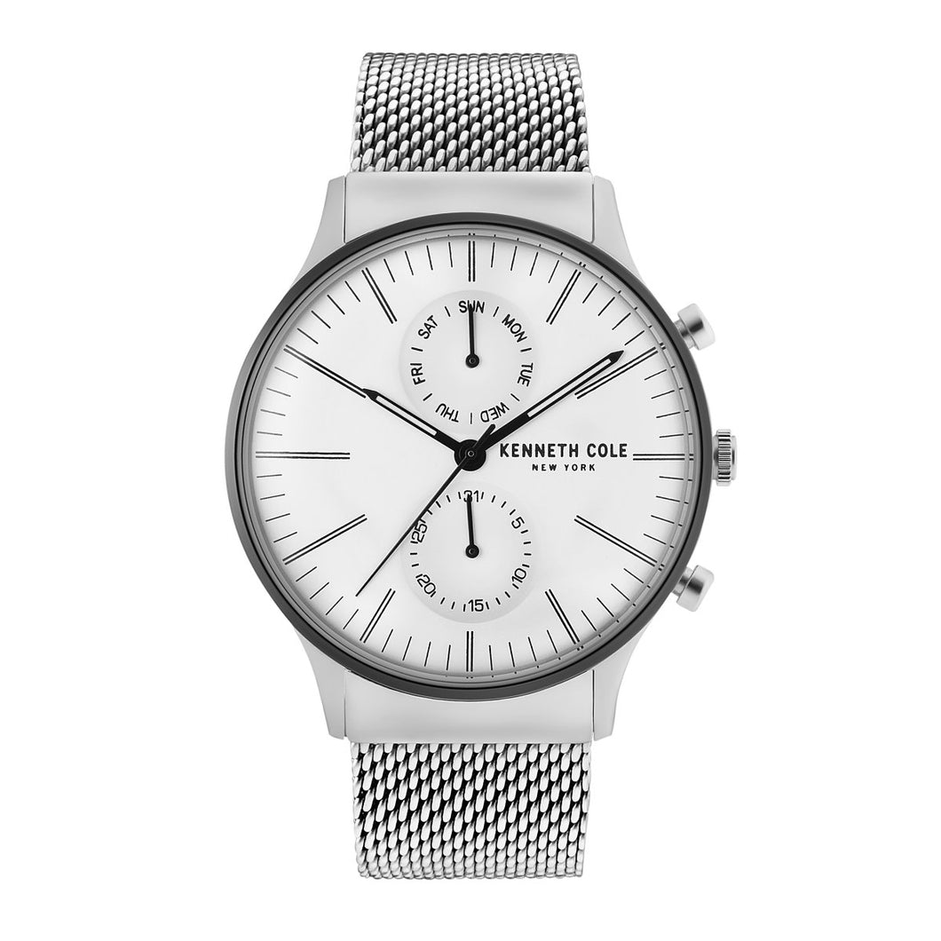 Kenneth Cole New York Herren Uhr Armbanduhr Edelstahl KC50585006