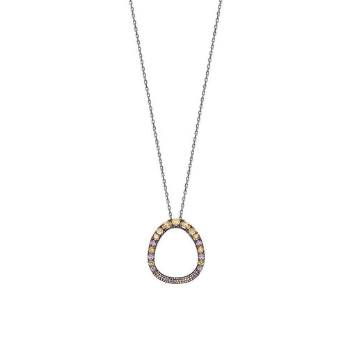 Joop Damen Halskette Collier Silber Zirkonia Aurora JPNL90614A450