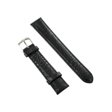 Laden Sie das Bild in den Galerie-Viewer, Ingersoll Ersatzband für Uhren Leder schwarz Kroko Dornschließe SI 18 mm
