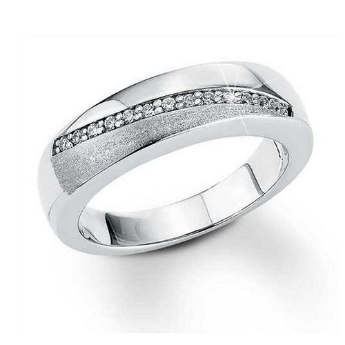 s.Oliver Jewel Damen Ring Silber Zirkonia SO700