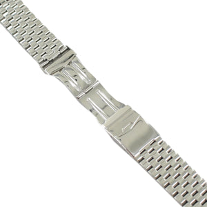 Ingersoll Ersatzband für Uhren Edelstahl Faltschl. Silber 24 mm poliert