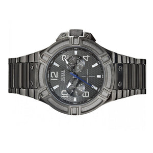 Guess Herren Armbanduhr Uhr Edelstahl Analog W0218G1